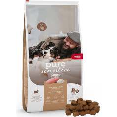 MERA Pure Sensitive Puppy with Turkey and Rice (12.5 kg), Easily Digestible Puppy Food, Gluten-Free Dry Food without Wheat