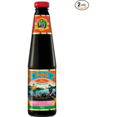 Lee Kum Kee Premium Oyster Sauce - Oyster Flavoured Seasoning Sauce - 2 x 510g