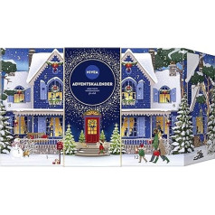 NIVEA Advent Calendar 2025 - 24 Doors with Pampering Surprises, Christmas Calendar with Care Products, Care Set for the Advent Season, NIVEA and Labello Products