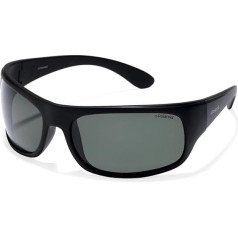 Polaroid Unisex Adult Sunglasses, Black (Black / Green Polarized), 66