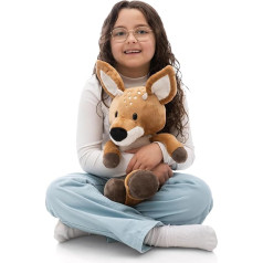 NICI Cuddly Toy Roebuck René Roebuck 50 cm - Brown - Soft Plush Toy - Cute Stuffed Toy for Cuddling & Playing - Great Gift Idea for Children and Adults - 62274