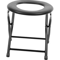 Healeved Folding Bath Chair for Elderly and Pregnant Women, Portable, Compact and Lightweight for Home and Travel, Ergonomic Design and Stable Structure