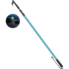 SAN LIKE Telescopic Boat Hook Floating Durable Rust Resistant with Luminous Bead Stable Lightweight Non-Slip Push Rod