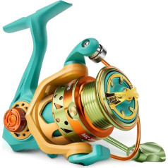 Hochgeschwindigkeits-Spinnrolle mit 5,2:1 Verhältnis von 5,2:1, Angelrolle, Baitcast-Rolle für Salzwasser, Süßwasser, einfach zu verwenden