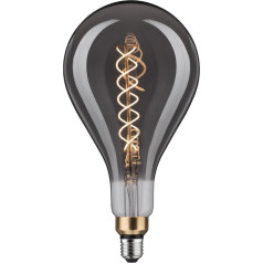Paulmann BigDrop 28858 LED Bulb 1879 Filament 150 lm 7 Watt Dimmable Smoked Glass Vintage 1800 K E27 Bulb