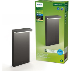 Philips Outdoor Ultra-Efficient Bustan Base Light 3.8 W, 2700 Kelvin, IP44 Weatherproof, Anthracite