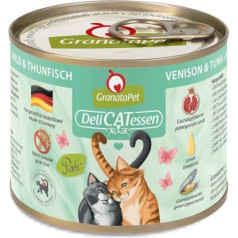 Fox4Pets Granatapet delicatessen brieža gaļas un tunča barība kaķiem 200g