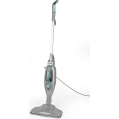 Petra Steam Cleaner Floor & Hand 1300 W, 14-in-1 Steam Cleaner for Everything, Steam Vacuum Cleaner with 350 ml Tank for Carpets/Upholstery/Sanitary, Handheld Device with Accessories, Chemical-Free