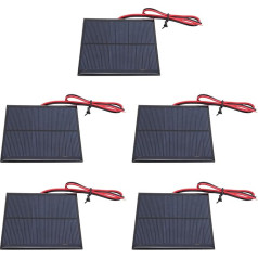 Wakects Mini Solar Panel, Tragbar und Einfach zu Bedienen, Effiziente Stromerzeugung, Design für Langlebige Haltbarkeit, Qualitätssicherung, Vielseitige Verwendung, Solarpanel-Power-Board-Modul