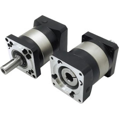 Planetary Gearbox Motor Reducer for Nema 17 23 34 Stepper Motor Speed Reducer for 40 60 80 90 110 130 180 mm Flange Servo Motor (PLF060 6.35 mm Input, Ratio 3 to 1)