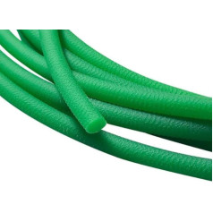 1/2/5 Metre Green Polyurethane Conveyor Belts, Round PU Drive Belt, Fusible Cord, Diameter 2/2.5/3/3.5/4/5/6/7/8/9/10/12 mm (2 Metres Green, 3 mm)