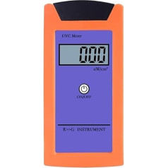 UV Meter, Portable Light Meter, UV Index Gauge, 220-280 NM, Measuring Guide for High UV Irradiance with for Smart Sen