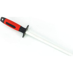 Ceramic Sharpening Rod (Grit 400/1000) Knife Sharpener for Coarse / Fine Honing 38 cm, Grinding Rod for Knives and Scissors, Made of Fine Ceramic Diamond Sharpening Rod