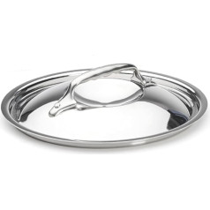 De Buyer 3709.18 Affinity Stainless Steel Lid, 18 cm Diameter