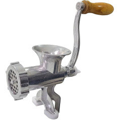 Meat Mincer with Screw Device Size 5 Including Table Attachment Biscuit Attachment Biscuit Set with Four Different Shapes Kitchen Aid Baking Accessories Aluminium