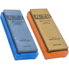SHAPTON Ha No Kuromaku Ceramic Sharpening Stone Coarse Grit (#320) + Medium Grit (#1000)