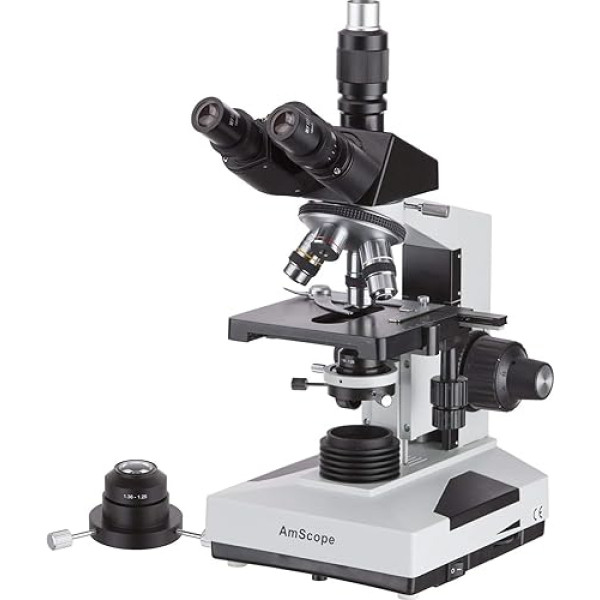 AmScope T490B-DK 40X-2000X Trinocular Compound Darkfield Microscope
