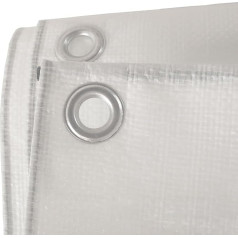 450508 Tarpaulin 5 x 8 m White 180 g/m²