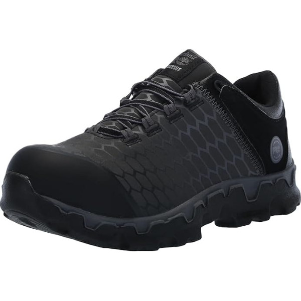 Timberland PRO Damen Powertrain Sport Legierung Sicherheit Toe Athletic Industrie Arbeitsschuh, Schwarz/Grau, 6.5