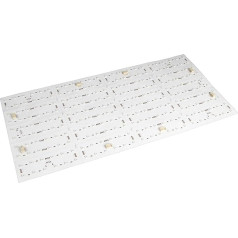 LED-Folie, transparent, flexibel, 245 x 500 mm, 36 W, RGB, Farben, verstellbar, 240 Leuchtperlen, für Decke, weiche Folie, Leuchtbox, Acryl, 16 Stück