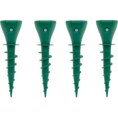 4 x Mole Repeller Snakes Vibrations 1400 m²