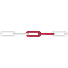 Format 4011645033335 – KST. Chain made of polyamide 6 mm x 50 m red/white.