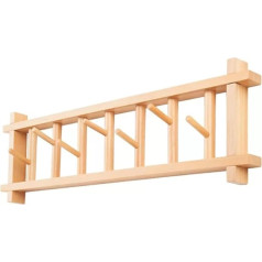 LUZZILE Wandhalterung für Garderobe, Schlafzimmer, aus Holz, Kleidung, Haken, Kleiderbügel, Tür, Veranda, Wand, Mantel, Aufbewahrungshaken, Wohnzimmer, Flur, Wand, Garderobe, Wandgarderobe (M)