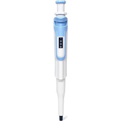 Mikropipette, Pipette, Laborpipette, digital, einstellbar, 0,1–10 ml, Pipette, Laborbedarf, autoklavierbar, Tropfpipette, medizinisches Zubehör mit Spitzen(10-100ul)