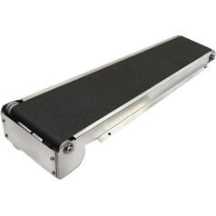 Elektrisches Förderband, 460 mm x 118 mm, 5 kg Tragkraft, ideal für Lebensmittelverarbeitung und Produktverpackung