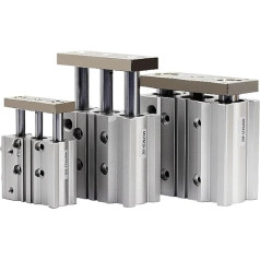 XHFTFNLTI PL Typ Pneumatischer Kompaktführungszylinder PL32 Hub 50/75/100/125/150/200 mm (Hub 50 mm)