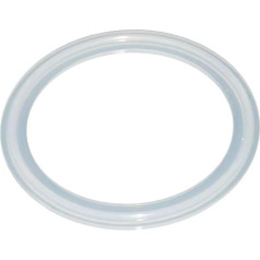 DYETEE Dichtungen, Sanitär-Tri-Clamp-Silikondichtung Passend for Nutschweißzwinge-Schnellklemme(32mm-OD50.5mm)