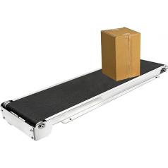Elektrisches Förderband aus Edelstahl, 460 mm x 118 mm, mit bürstenlosem Motordrehzahlregler, 3,5–5 kg Tragkraft, perfekt für Lebensmittelverarbeitung und Verpackung
