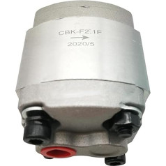 CBK High Pressure Oil Pumps for Lifts, CBK-F2.0F CBK-F2.1F Gear Pump for Forklifts, Rear Front Outer 20 MPa, Rotation: CCW Dolunto (CBK-F2.1F, Rear in/Rear Out)