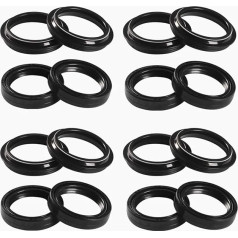 33x46x10,8 33 * 46 Motorrad Front Shock Gabel Dämpfer Welle Öl Dichtung 33 46 Staub Abdeckung Lip for OEM 51153-02B00 Für(8pc Seal 8pc Cover)