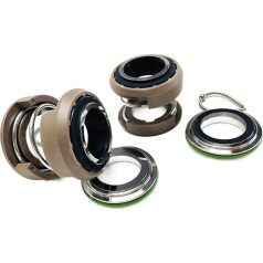 JOLAU Mechanical Seals FS-IU-28 FS-IL-28 Wasserpumpe Ersatzteile 28 mm Gleitringdichtungen for Pumpendichtungen 2082/2090/2125/2140 1 Stück obere + 1 Stück untere Dichtung