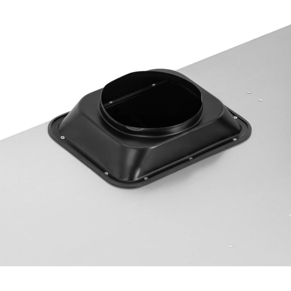 Ēdināšanas nojume ar motora apgaismojumu STAL 140 cm 1500m3/h 250 W