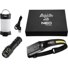 Neo Tools 3-in-1 izdzīvošanas gaismas komplekts
