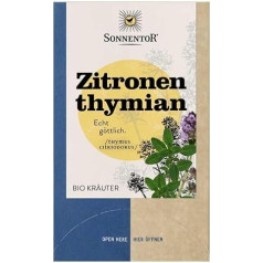 Sonnentor Lemon Thyme Herbal Tea, 18 Double Chamber Bags, 18 g (1)
