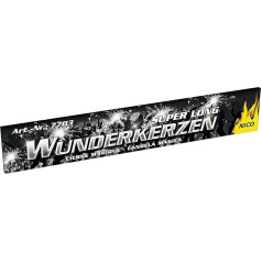 FKW Keller 150 Sparklers 30 cm Burning Time Approx. 60 Seconds - 15 Packs of 10 (150 Sparklers)