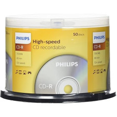 Philips CDR-80 (52x) 50pk Spindle