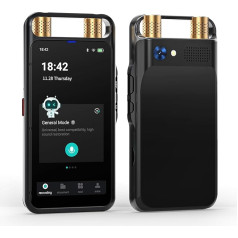 Note AI Digital Voice Recorder One Touch Recording Noise Reduction with 64GB Card, Supports 134 Languages Transcription to Text, Summary, Audio Recorder for Meetings, Interviews, Lectures