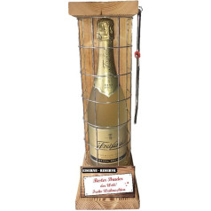 Eiserne Reserve Geschenkset für Bruder Weihnachten Freixenet Sekt Gitter Text rot Weihnachten: Bester Bruder der Welt Frohe Weihnachten Sekt (1 x 0.75 l)