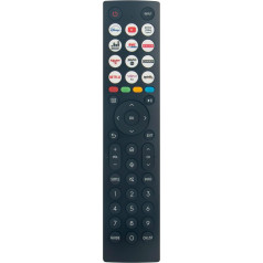 ALLIMITY Voice Remote Control Replacement for Hisense QLED Smart TV 43E77KQ 50E77KQ 55E77KQ 65E77KQ 75E77KQ 75A6K ERF2L36-0011 ERF2L36(0011) ERF2L36H ERF2L36H (0001) 11)