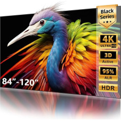 NothingProjector Projector Screen, 120 Inch ALR CLR, 4K Ultra HD Laser TV Screen, Wall Mounting, Ambient Light Repellent, Wall Mount Projector Screen for Ultra Short Distance Projector Home Cinema
