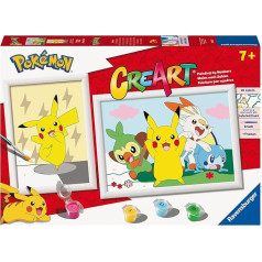 Ravensburger CreArt 23850 Pokémon Set, Painting by Numbers Pokémon for Children from 7 Years [Amazon Exclusive]