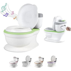 Baby Potty - Children's Toilet Seat - Children's Potty with Music & Flushing Sound for Potty Training - Baby & Children's Toilet - Easy to Empty with Removable Pot - Potty Training Toilet