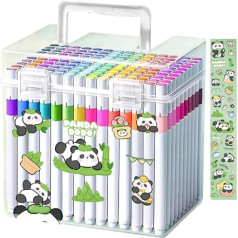 Generisch Kinder Malstifte - Bunte Malstifte Set | Schmutzabweisende Leuchtende Langhaltende Malstifte Für Schule, Unterricht, Reise & Ostergeschenke