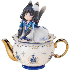 Ribose DLC Series Tea Time Cats Cow Cat Non-Scale ABS & PVC Porcelain Painted Complete Figure