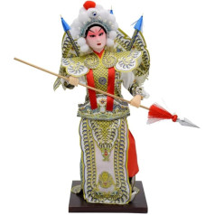Chinesisches Operndekor, Peking-Oper-Gesichtsschmi 32 cm Peking-Oper, Gesichts-Make-up, Peking-Seidenmann, Souvenir, chinesisches Spezial