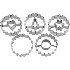 Städter 954090 Cookie Cutter, Stainless Steel, Silver